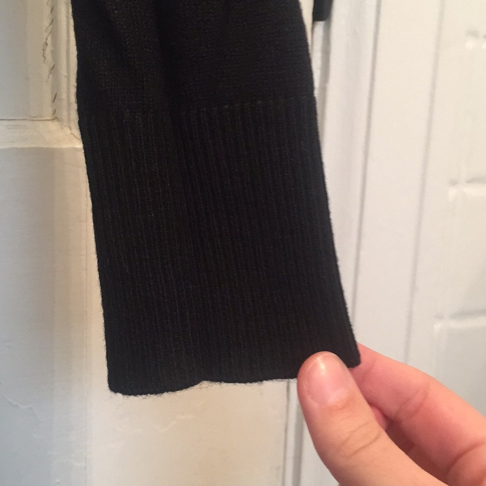 Ann Taylor Tunic Sweater Boatneck Black - Picture 5 of 8